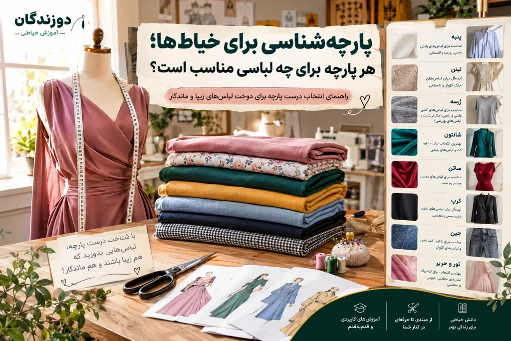 پارچه مناسب برای هر لباس