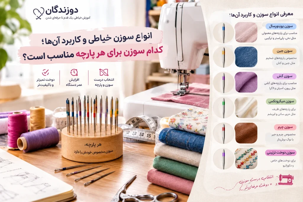 انواع سوزن خیاطی
